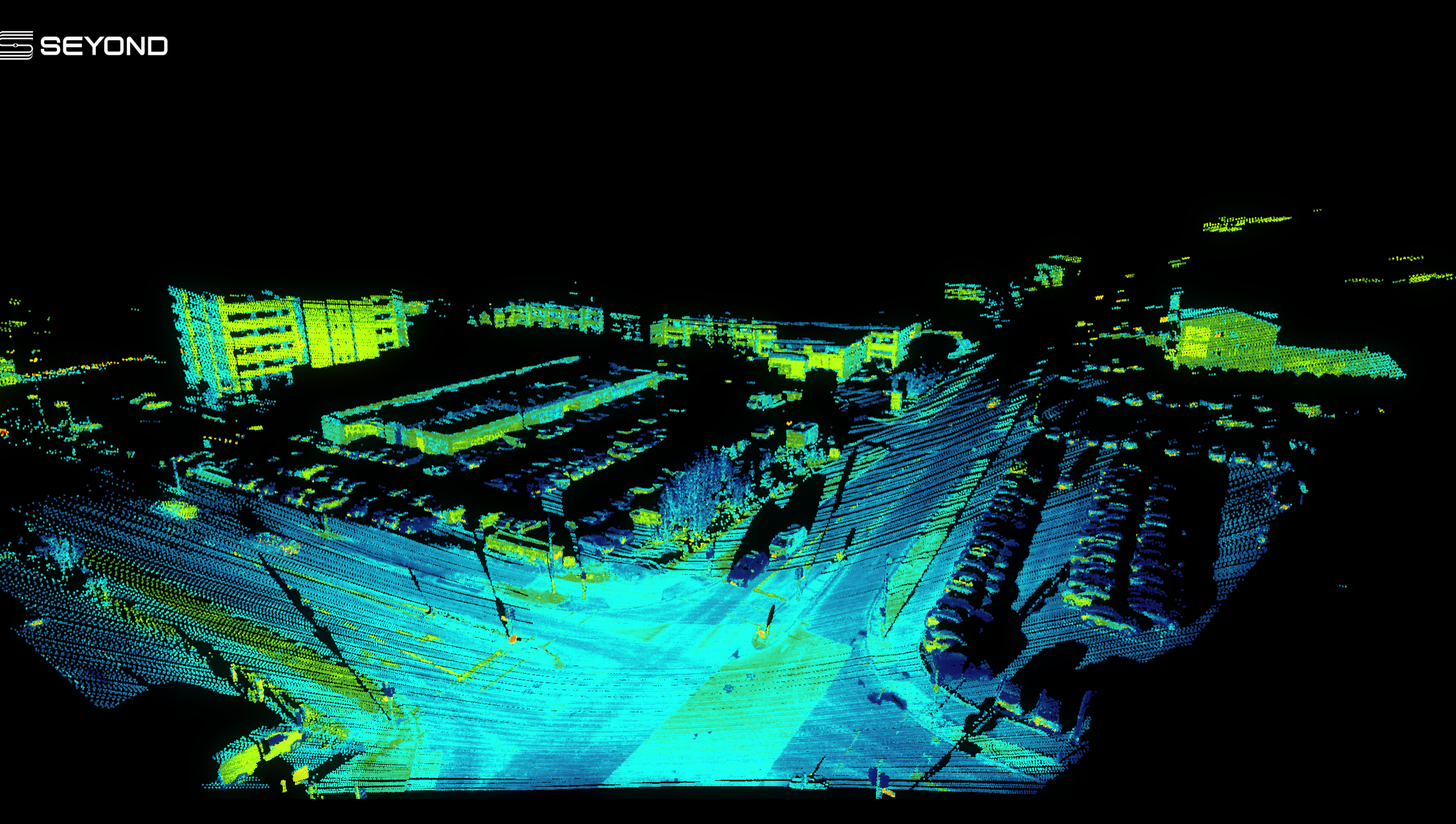 Iceland_Intersection_Reflectivity001 Point cloud data - Intersection in Iceland